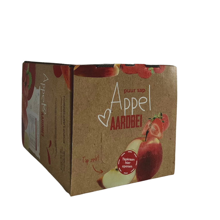 Appel & aardbeiensap