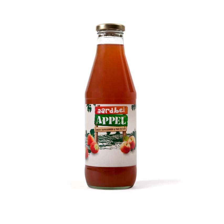 Appel & aardbeiensap